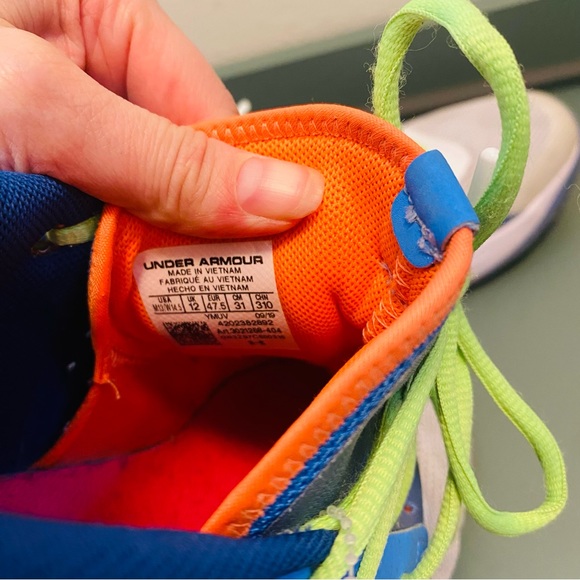 Under Armour UA Curry 7 Mens 13 SUPER SOAKER Basketball Shoes - Picture 6 of 6